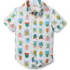 Janie And Jack The Poplin Shirt In Bug Friends
