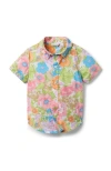 Janie And Jack Kids'  The Poplin Shirt In Floral