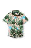 Janie And Jack Kids'  The Poplin Shirt In Tropical