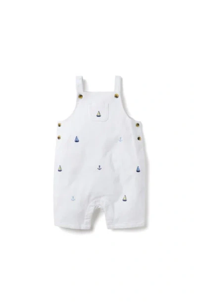 Janie And Jack Babies'  The Sailboat Overall In White