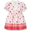 Janie And Jack The Signature Equestrian Dress In Pink