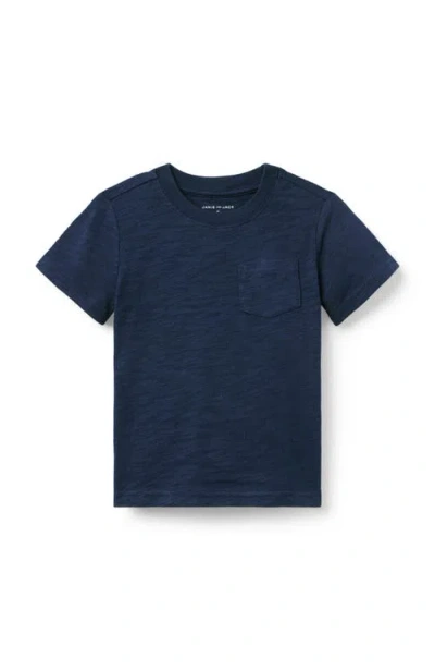 Janie And Jack Kids'  The Slub Tee In Blue