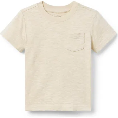 Janie And Jack Babies'  The Slub Tee In Neutral