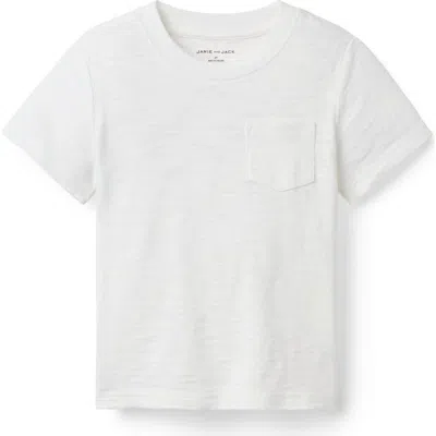 Janie And Jack Babies'  The Slub Tee In White