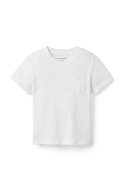 Janie And Jack Kids'  The Slub Tee In White
