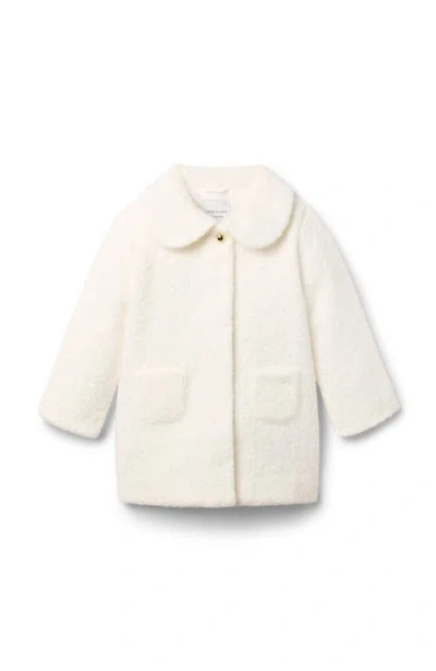 Janie And Jack Babies'  The Soft Cozy Coat In White