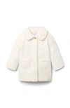 Janie And Jack The Soft Cozy Coat In White