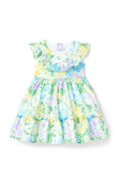 Janie And Jack Kids'  The Spring Garden Dress In Green