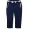 Janie And Jack The Stripe French Terry Jogger In Blue