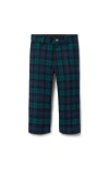 Janie And Jack The Tartan Pant In Blue