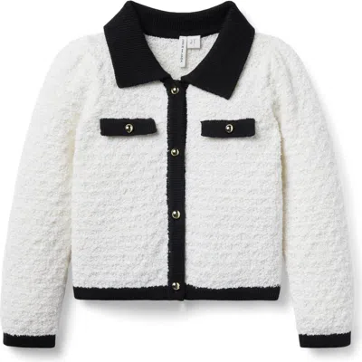 JANIE AND JACK JANIE AND JACK THE TEXTURED COLLARED CARDIGAN