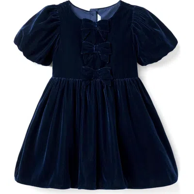 JANIE AND JACK JANIE AND JACK THE VELVET BOW DRESS