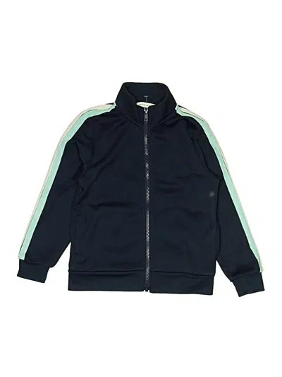 Pre-owned Janie And Jack Kids' Track Jacket In Blue