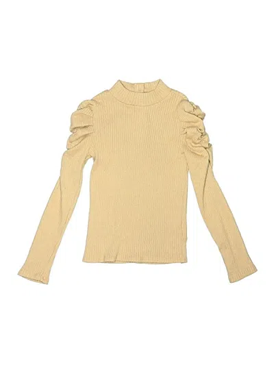 Pre-owned Janie And Jack Kids' Turtleneck Sweater In Yellow