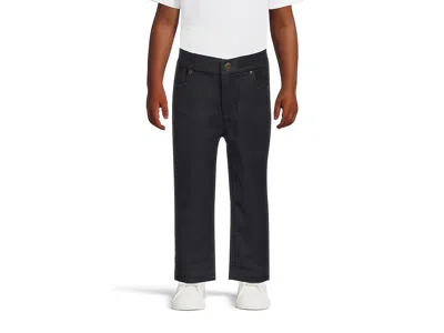 Janie And Jack Kids' Twill Taper Pants (infant) Boy's Clothing Navy Blue : 6-12 Months, Cotton/elastane/lyocell In Black