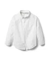Janie And Jack The Poplin Shirt In White