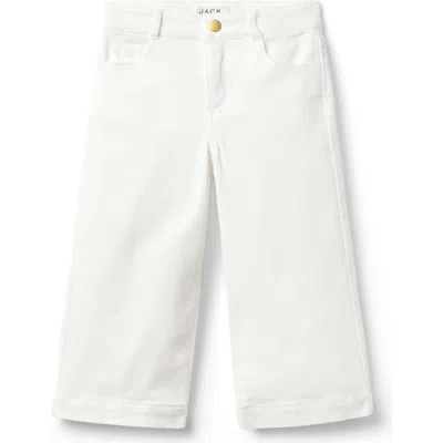 Janie And Jack Kids'  Wide Leg Jean In White