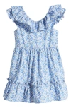 JANIE AND JACK JANIE AND JACK X LIBERTY LONDON KIDS' BETSY FLORAL PRINT RUFFLE DRESS (TODDLER & LITTLE KID