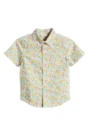 JANIE AND JACK JANIE AND JACK X LIBERTY LONDON KIDS' POPPY DAISY FLORAL PRINT COTTON SHIRT