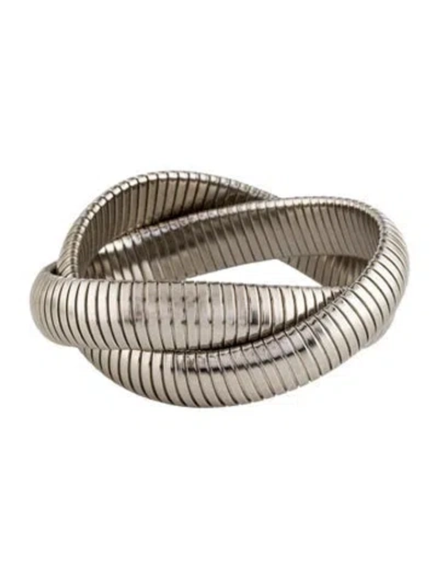 Pre-owned Janis Savitt Double Cobra™ Bracelet, 7.25" In Multi