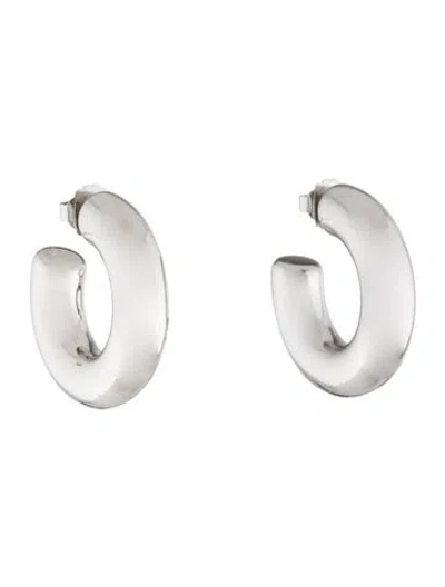 Pre-owned Janis Savitt Oprah's Favorite Medium Hoop Earrings In Multi