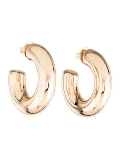 Pre-owned Janis Savitt Oprah's Favorite Medium Hoop Earrings In Multi