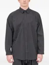 Jan-jan Van Essche Concealed-button Long-sleeved Shirt In Black