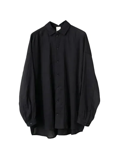 Jan-jan Van Essche Long-sleeve Shirt In Black
