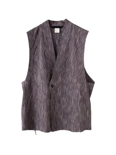 Jan-jan Van Essche Pocket Button Vest In Multi