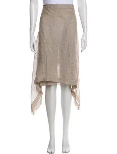 Pre-owned Jan-jan Van Essche Scarf In Neutrals