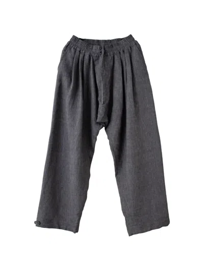 Jan-jan Van Essche Striped-pattern Trousers In Gray