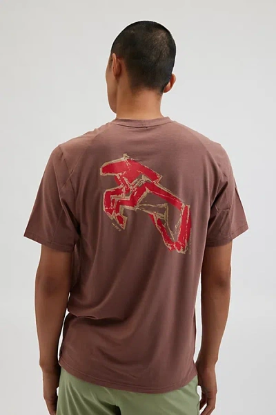 Janji Circa Daily Graphic Tee In Light Brown, Men's At Urban Outfitters