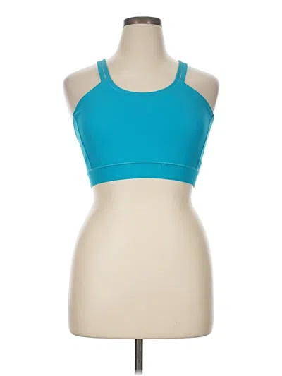 Pre-owned Janji Sports Bra In Blue