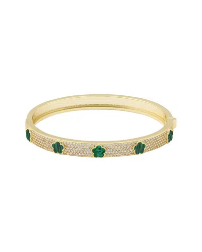 Jankuo 14k Plated Cz Flower Bracelet In Multi