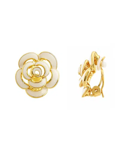 Jankuo Clip Earrings In Multi