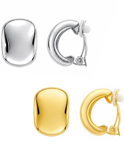 Jankuo Clip Earrings In Multi