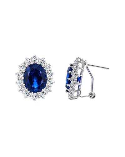 Jankuo Cz French Clip Earrings In Metallic