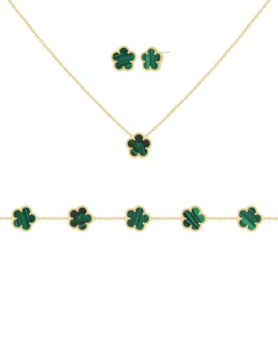 Jankuo Flower 14k Plated Bracelet In Gold