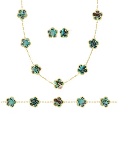 Jankuo Flower 14k Plated Bracelet In Gold