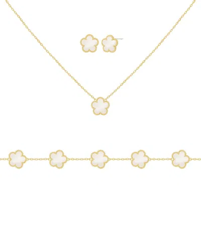 JANKUO JANKUO FLOWER 14K PLATED BRACELET
