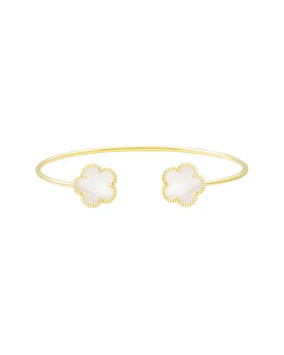 Jankuo Flower 14k Plated Cuff Bracelet No Color No In Gold