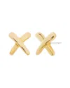 Jankuo Flower 14k Plated Stud-post Earrings