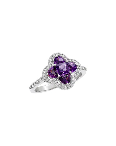 Jankuo Plated Cocktail Ring In Metallic