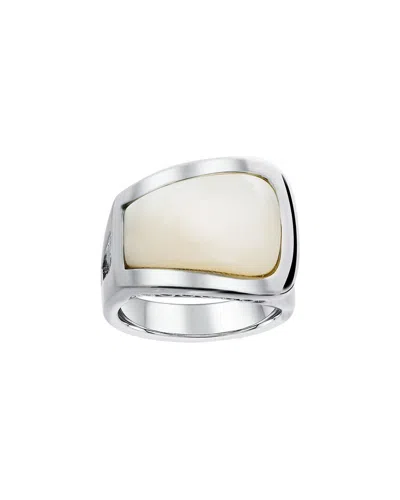 Jankuo Plated Statement Ring In Metallic