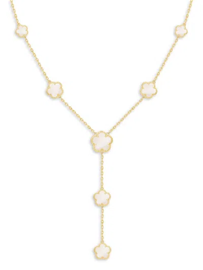 Jankuo Women's 14k Goldplated & Mother-of-pearl Necklace
