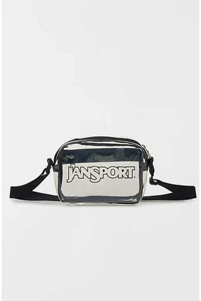 Jansport Clear Crossbody Bag In Clear, Women's At Urban Outfitters In Transparent