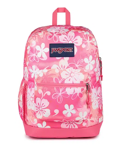 Jansport Cross Town Plus Backpack In Pink