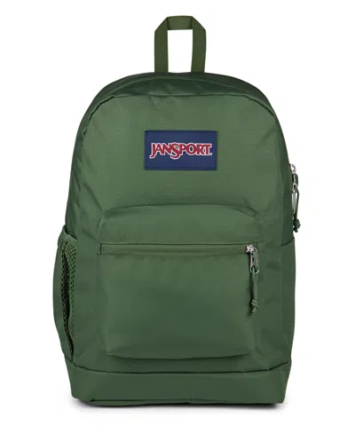 Jansport Cross Town Plus Backpack In Cargo Green