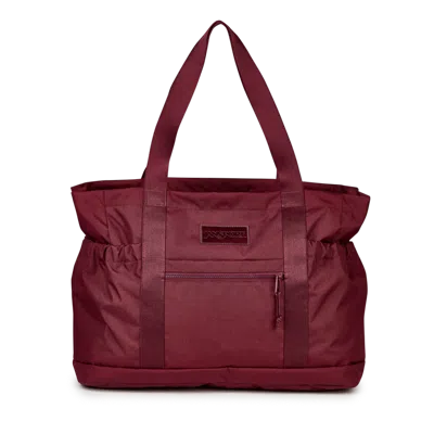 Jansport Everyday Large Tote In Burgundy
