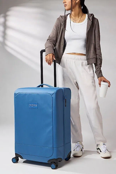 Jansport Good Latitude 26" Checked Luggage In Elemental Blue At Urban Outfitters